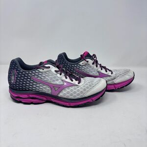 Mizuno Wave Inspire Running Shoes - Women’s Size 7.5 Gray White Pink